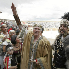 Recibimiento del César en el  Circo Romano durante esta Fiesta que recibe miles de visitantes.-ICAL