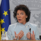 Isabel Celaá, portavoz del Gobierno. /-DAVID CASTRO