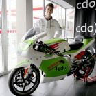 Cdo Covaresa presenta a Adrián Gómez, el motorista de 15 años al que apadrina, y que dispustará el Campeonato de Castilla y León en la categoría de Velocidad Criterium 125 cc-ICAL