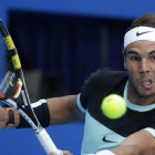 Rafa Nadal durante su encuentro de cuartos de final del Abierto de Pekín.-AP / ANDY WONG