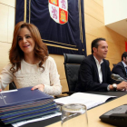 La consejera de Agricultura y Ganadería, Silvia Clemente, comparece ante la Comisión de Hacienda de las Cortes para explicar las cuentas de su departamento para 2015-Ical
