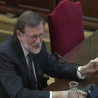 El expresidente del Gobierno Mariano Rajoy ha defendido que las autoridades de la Generalitat eran plenamente conscientes de que no iba a autorizar un referéndum para liquidar la soberanía nacional ni la unidad de España.-EFE