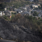 Zona asolada por el incendio en La Cabrera.-DAVID S. BUSTAMANTE