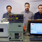 Miembros de la empresa Seadm en sus instalaciones situadas en el Parque Tecnológico de Boecillo en Valladolid.-J.M.LOSTAU