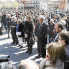 Concentración en la plaza Mayor de Medina tras el asesinato de Henar en marzo-Ical