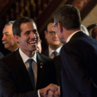Juan Guaidó, el autoproclamado presidente interino de Venezuela.-AFP