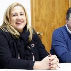 La presidenta del PP de Soria, Yolanda de Gregorio, y el secretario Jesús Ángel Peregrina.-MARIO TEJEDOR