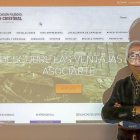 El presidente de la Asociación del Polígono de San Cristóbal, Antonio Rodríguez, ayer, en la presentación del nuevo directorio.-PABLO REQUEJO