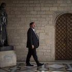 Oriol Junqueras, en el Palau de la Generalitat.-JORDI COTRINA