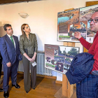 Fernando Lores, Rubén Requena, Inmaculada Toledano y Miguel Ángel Pinto ayer, en la inauguración.-EL MUNDO