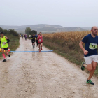 Un momento de la prueba por los viñedos de Valbuena de Duero.-E. M.