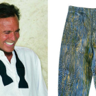 Estos son los vaqueros favoritos de Julio Iglesias que ha 'customizado' el diseñador inglés Johny Dar.-