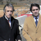 El ministro Íñigo de la Serna y el consejero Suárez-Quiñones.-VALENTÍN GUISANDE