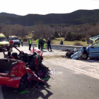 Cinco personas fallecen y otra resulta herida en una colisión entre dos turismos en la N-403, en El Tiemblo (Ávila)-Ical