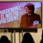 El cartel electoral de Junts per Catalunya-DANNY CAMINAL