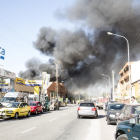Incendio en una nave industrial en el polígono de ‘El Cerro’ en la ciudad de Segovia-Diego de Miguel / ICAL