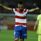 Fede San Emeterio celebra un gol con el Granada.-LALIGA
