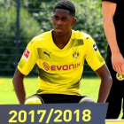 Dembélé, el pasado miércoles, en la sesión fotográfica del Borussia Dortmund.-PATRIK STOLLARZ