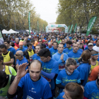 Visión general de las 3.000 personas que participaron en la II Carrera por la Diabetes en  el paseo central del Campo Grande.-PHOTOGENIC
