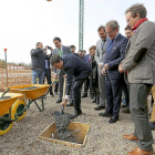 Colocación de la primera piedra de la nueva sede y Centro de Formación y Prevención de Riesgos Laborales de la Fundación Laboral de la Construcción.-ICAL