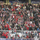 Aficionados sportinguistas en  Zorrilla.-M.Á.
