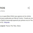 Huevo de pascua de Google para el estreno de Vengadores: endgame.-