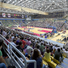 La grada de Pisuerga presenta una gran entrada durante un partido de ascenso a LEB-Oro.-PABLO REQUEJO