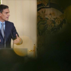 El presidente del Gobierno, Pedro Sánchez, en un acto del pasado 5 de diciembre, en Madrid.-JOSE LUIS ROCA