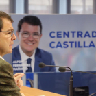 Alfonso Fernández Mañueco, durante la presentación del programa.-ICAL
