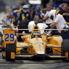 Fernando Alonso, durante los entrenamientos.-MICHAEL CONROY / AP