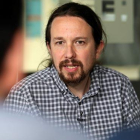 Pablo Iglesias ve de sentido común que vaya a ser ministro con Pedro Sánchez.-J.J. GUILLÉN (EFE)
