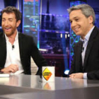 Pablo Motos y Vicente Vallés, en 'El hormiguero'.-ATRESMEDIA