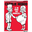 La caricatura de Charlie Hebdo que muestra un dibujo de Brigitte embarazada.-CHARLIE HEBDO
