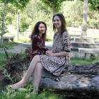 Yuliia Shapovalova (I) y Galyna Tarakanova, refugiadas ucranianas en Valladolid. -ICAL