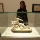 Una de las piezas expuesta en la muestra 'Escultura con dibujos'-J.M.Lostau