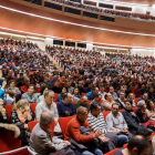 Los trabajadores de Campofrío en la reunión mantenida con el comité de empresa-César Manso