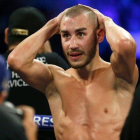 El boxeador ruso Maxim Dadashev en un combate del 2018.-AFP