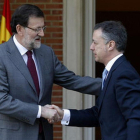 Rajoy y Urkullu en el encuentro del pasado 30-1-2013.-JUAN MANUEL PRATS