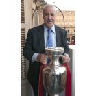 El seleccionador nacional de fútbol, Vicente del Bosque.-ICAL