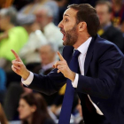 Sito Alonso, dirigiendo al Barça-EFE / ALEJANDRO GARCIA