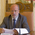El exalcalde de Valladolid Francisco Javier León de la Riva, en una imagen de archivo de una rueda de prensa cuando era alcalde-Pablo Requejo (Photogenic)