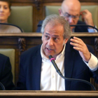 Jose Antonio martínez Bermejo durante una intervención en un pleno del Ayuntamiento de Valladolid-ICAL