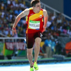 Bruno Hortelano bate en la primera serie de los JJOO de Río el récord de España de 200 metros.-EFE / SRDJAN SUKI