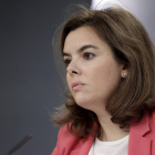 La vicepresidenta del Gobierno, Soraya Sáenz de Santamaría-El Mundo