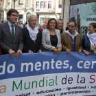 La consejera de Familia e Igualdad de Oportunidades, Milagros Marcos, asiste al Acto Institucional con motivo del Día Mundial de la Salud Mental, organizado por Feafes bajo el título 'Abriendo mentes, cerrando estigmas'-Ical