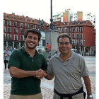 El presidente del Boadilla y Canas.-E. M.
