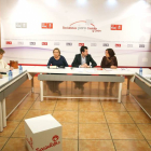 El secretario general del PSOE de Castilla y León, Luis Tudanca, se reúnen con sindicatos y colectivos sanitarios de la Comunidad-Ical