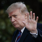 Donald Trump, presidente de los Estados Unidos ante un posible nuevo cierre del gobierno.-AP