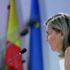 La consejera de Economía y Hacienda, Pilar del Olmo, presenta la contabilidad regional del segundo trimestre de 2017.-ICAL