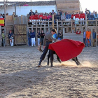 Uno de los espectáculos taurinos de la localidad de Montemayor durante las fiestas del año pasado en la Plaza de Toros.-E.M.